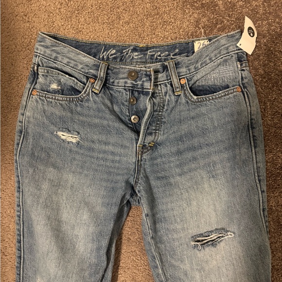 Free People Straight Leg Jeans - Picture 2 of 5